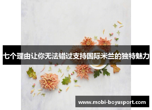 七个理由让你无法错过支持国际米兰的独特魅力