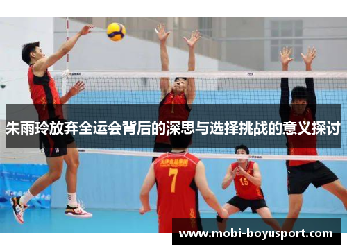 朱雨玲放弃全运会背后的深思与选择挑战的意义探讨